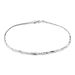 Bracelet Jasmin Tresse 2 Fils Or Blanc - Bracelets Femme | Histoire d’Or