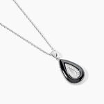 Collier Boyce Argent Blanc C&eacute;ramique Oxyde De Zirconium - Colliers fantaisie Femme | Histoire d&rsquo;Or