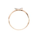 Bague Louise Or Rose Diamant - Bagues avec pierre Femme | Histoire d&rsquo;Or