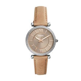 Montre Fossil Carlie Marron - Montres Femme | Histoire d’Or