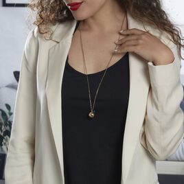 Collier My Bola Acier Jaune Aventurine - Colliers fantaisie Femme | Histoire d’Or