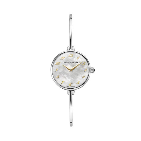 Montre Herbelin Fil Nacre Blanche - Montres Femme | Histoire d’Or