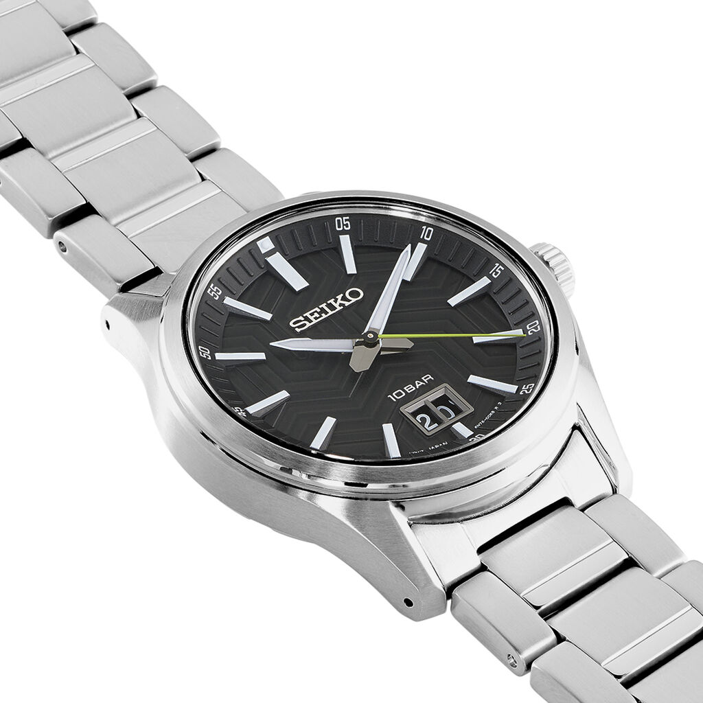 Montre Seiko Classique Noir - Montres Homme | Histoire d’Or