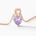 Collier Atieno Argent Rose Oxyde De Zirconium - Colliers fantaisie Femme | Histoire d&rsquo;Or