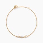 Bracelet Estela Plaque Or Jaune Oxyde De Zirconium - Bracelets Femme | Histoire d&rsquo;Or