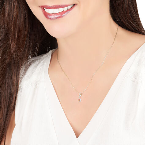 Collier Entrelace Or Jaune Diamant - Colliers Femme | Histoire d’Or