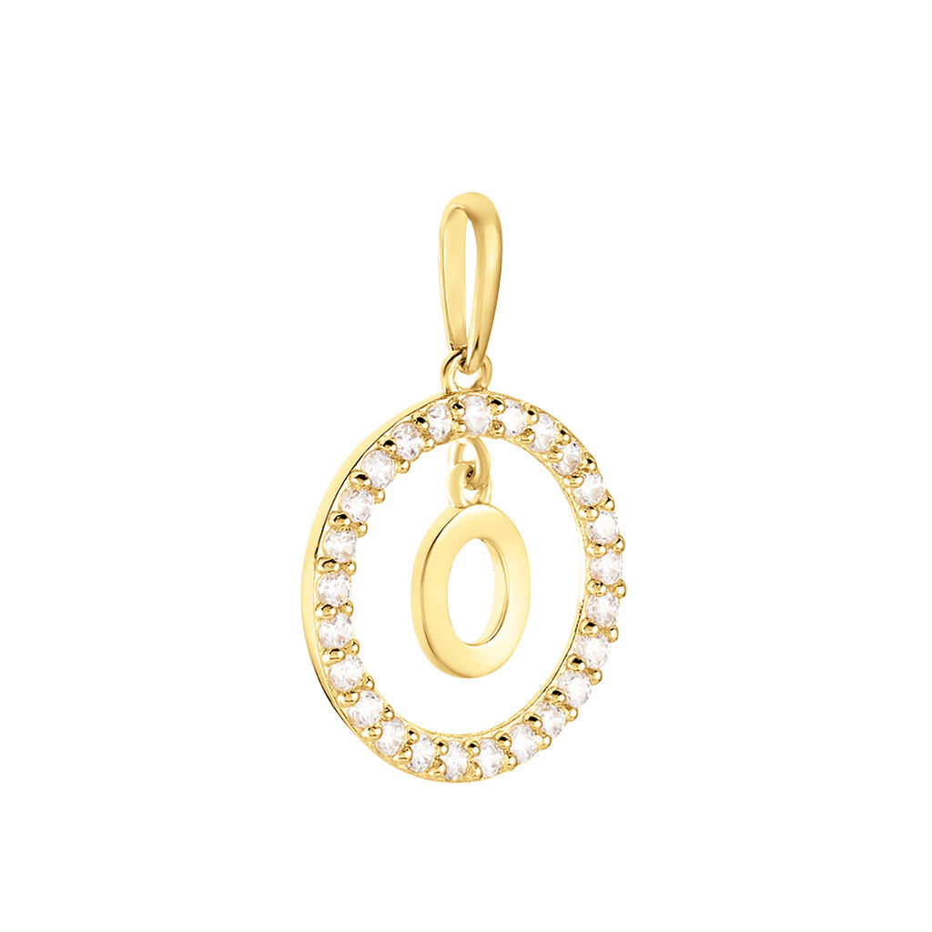 Pendentif Gabe Or Jaune Oxyde De Zirconium - Pendentifs Femme | Histoire d’Or