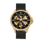 Montre Montignac Round Automatique Noir - Montres Homme | Histoire d&rsquo;Or