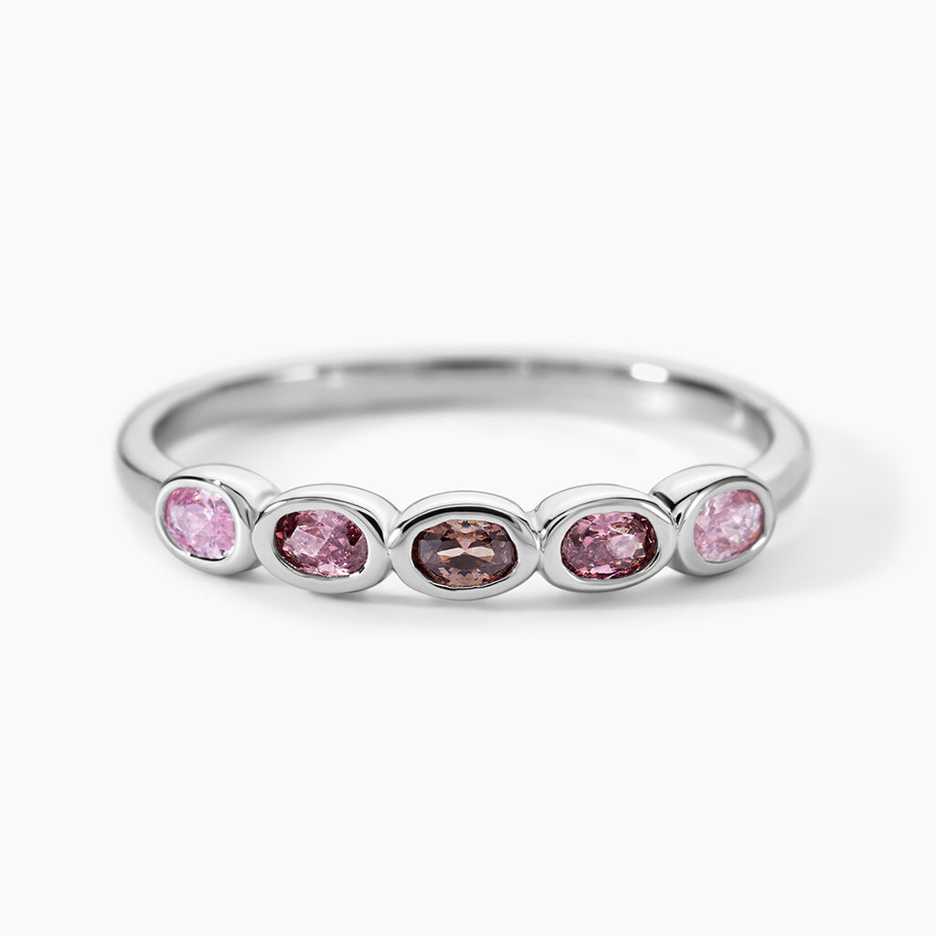 Bague Ilvaae Argent Blanc Oxyde De Zirconium - Bagues avec pierre Femme | Histoire d&rsquo;Or