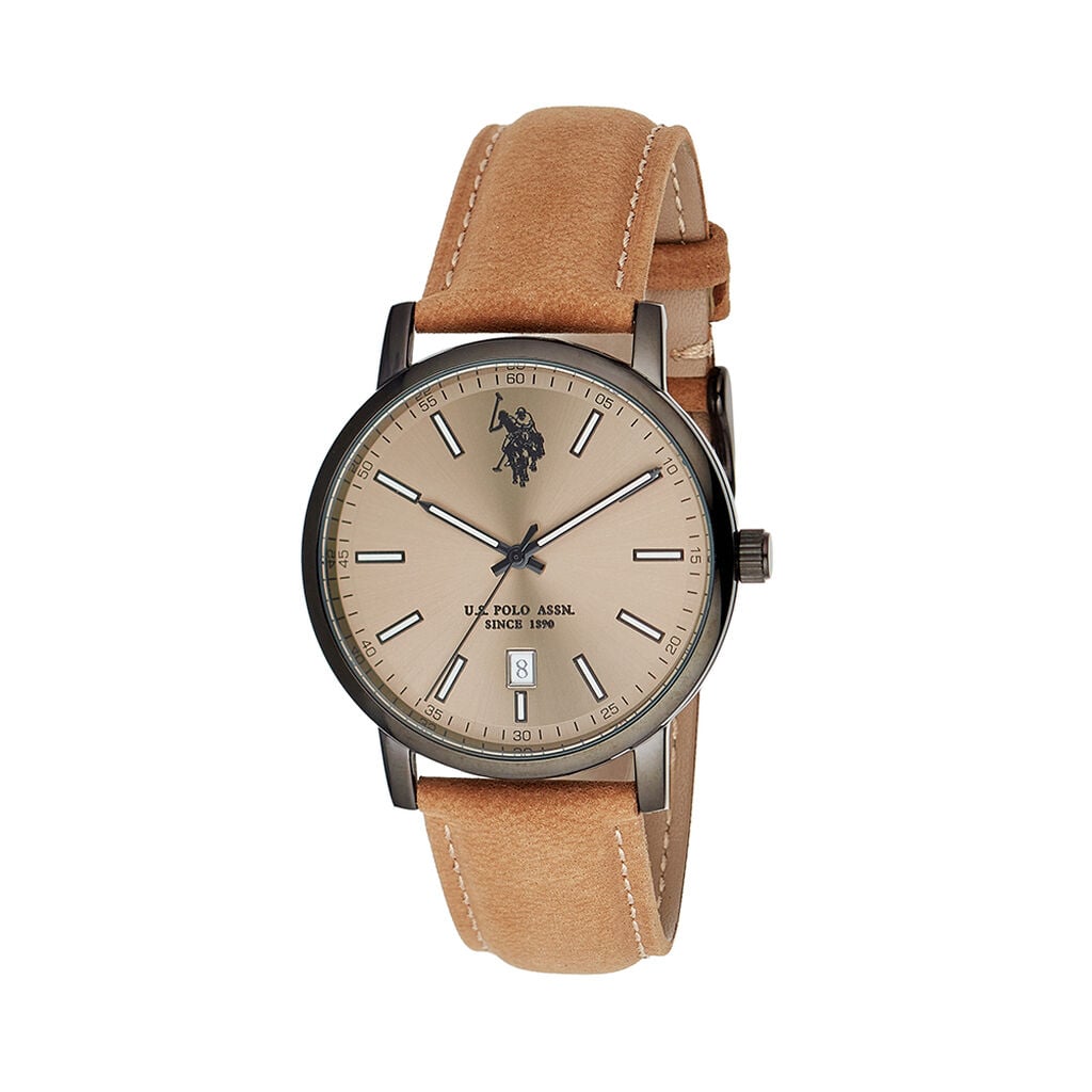 Montre U.S. Polo Us Polo Melville Taupe - Montres Homme | Histoire d&rsquo;Or