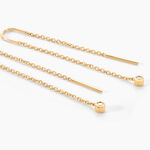 Bijoux D'oreilles Samiha Plaqu&eacute; Or Jaune Oxyde De Zirconium - Boucles d'oreilles fantaisie Femme | Histoire d&rsquo;Or