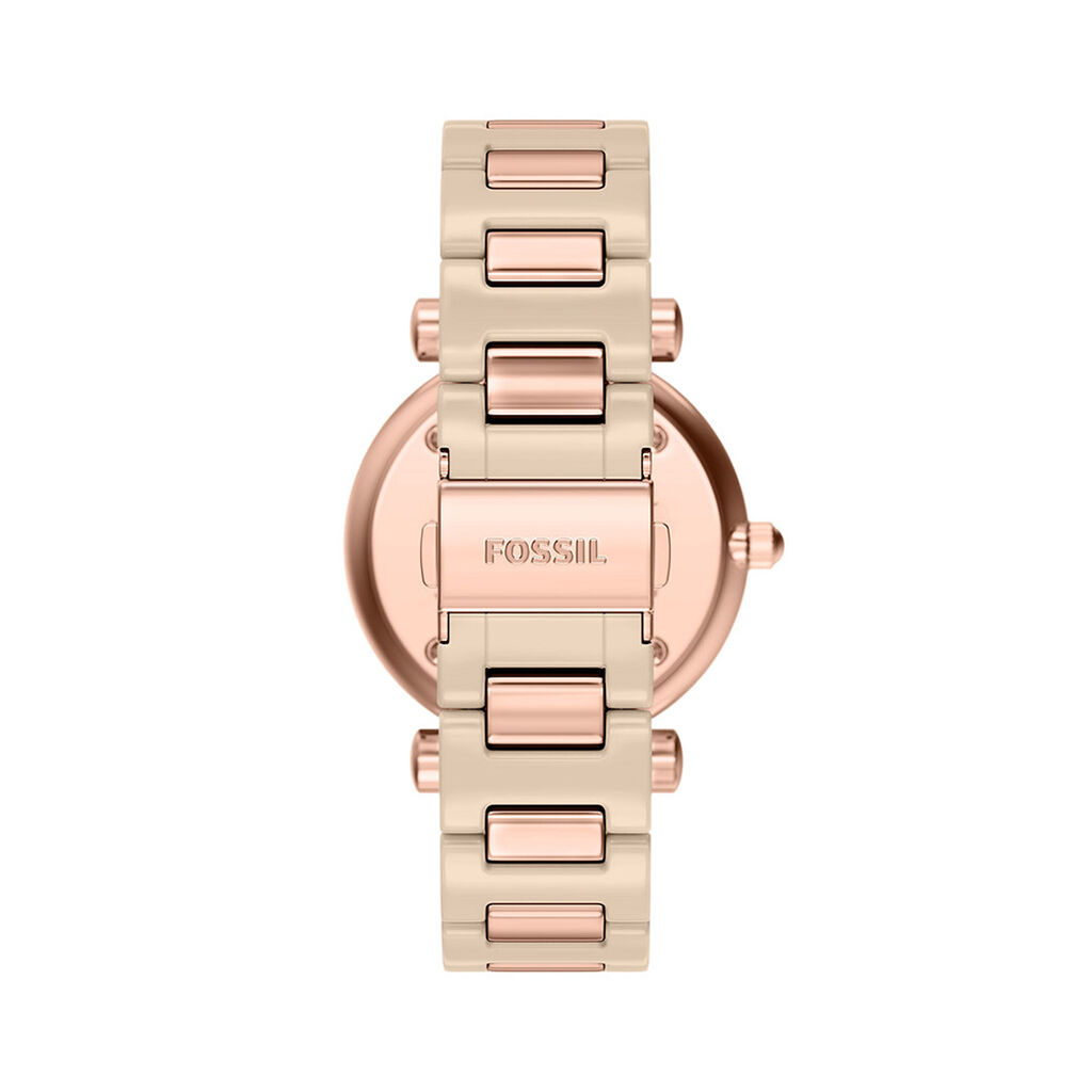 Montre Fossil Carlie 38 Beige - Montres Femme | Histoire d&rsquo;Or