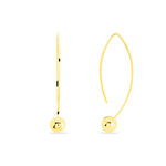 Cr&eacute;oles Helle Amande Or Jaune - Boucles d'oreilles cr&eacute;oles Femme | Histoire d&rsquo;Or