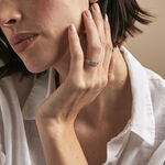 Bague Veca Or Blanc Diamant - Bagues avec pierre Femme | Histoire d&rsquo;Or