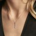 Collier Unice Or Blanc Diamant - Colliers Femme | Histoire d&rsquo;Or