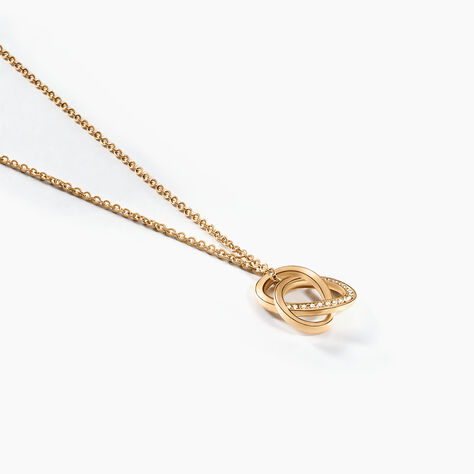 Collier Plaqu&eacute; Or Henia Oxydes De Zirconium - Colliers fantaisie Femme | Histoire d&rsquo;Or