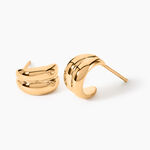 Cr&eacute;oles Dionna Plaqu&eacute; Or Jaune - Boucles d'oreilles cr&eacute;oles Femme | Histoire d&rsquo;Or