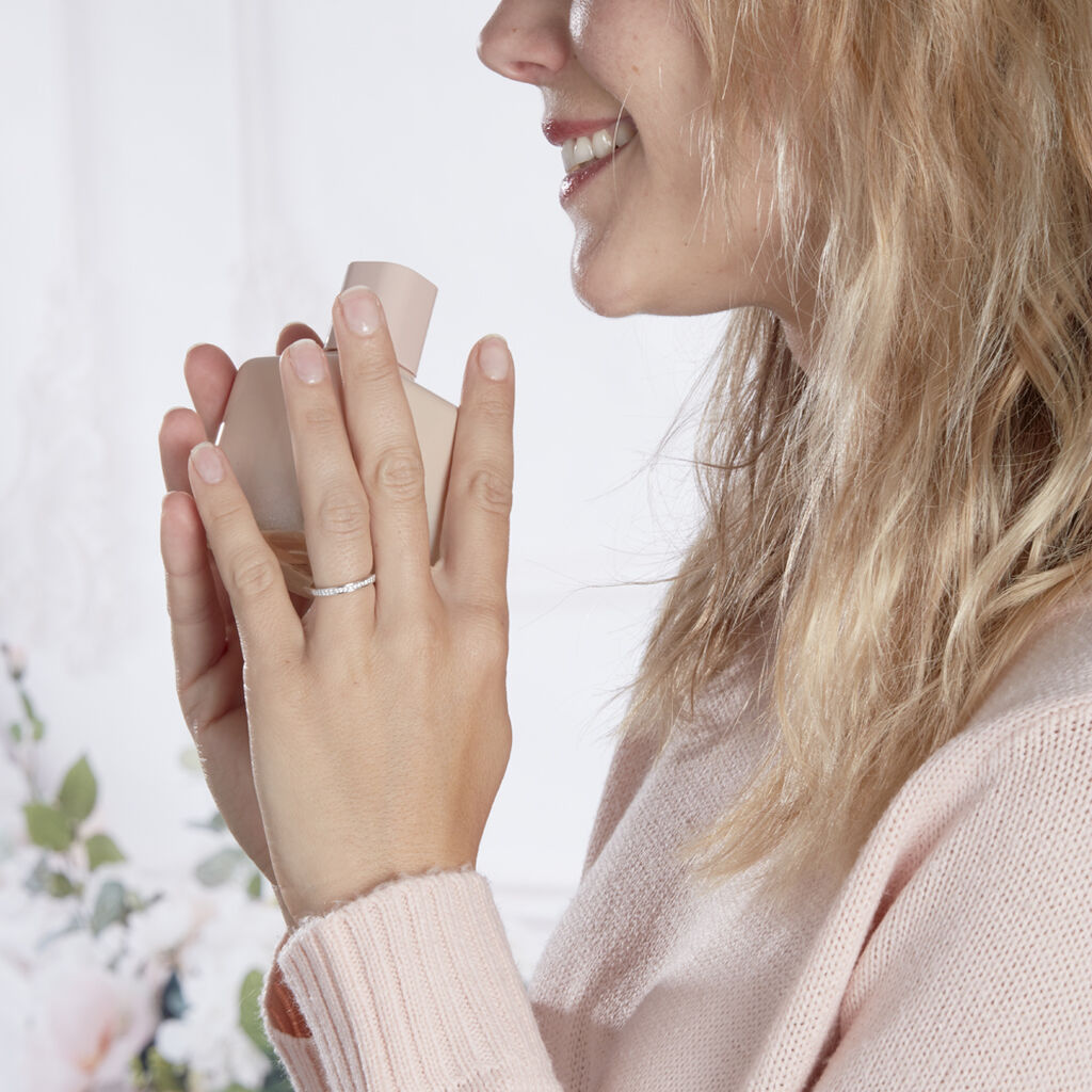 Alliance Rhea Tour Complet Or Blanc Diamant - Alliances Femme | Histoire d’Or