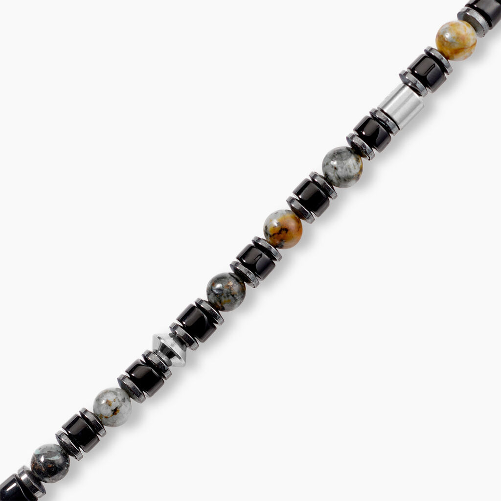 Bracelet Naturel Autres Vert H&eacute;matite Agate Turquoise - F&ecirc;te des p&egrave;res Homme | Histoire d&rsquo;Or