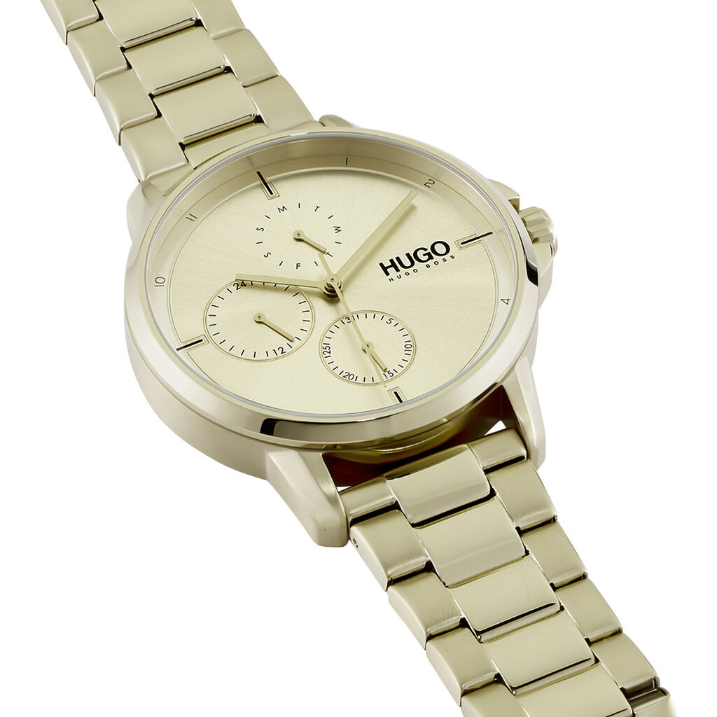 Montre Hugo Focus Champagne - Montres Homme | Histoire d’Or
