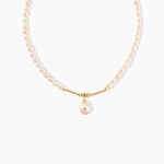 Collier Poire Or Jaune Perle De Culture - Colliers Femme | Histoire d&rsquo;Or