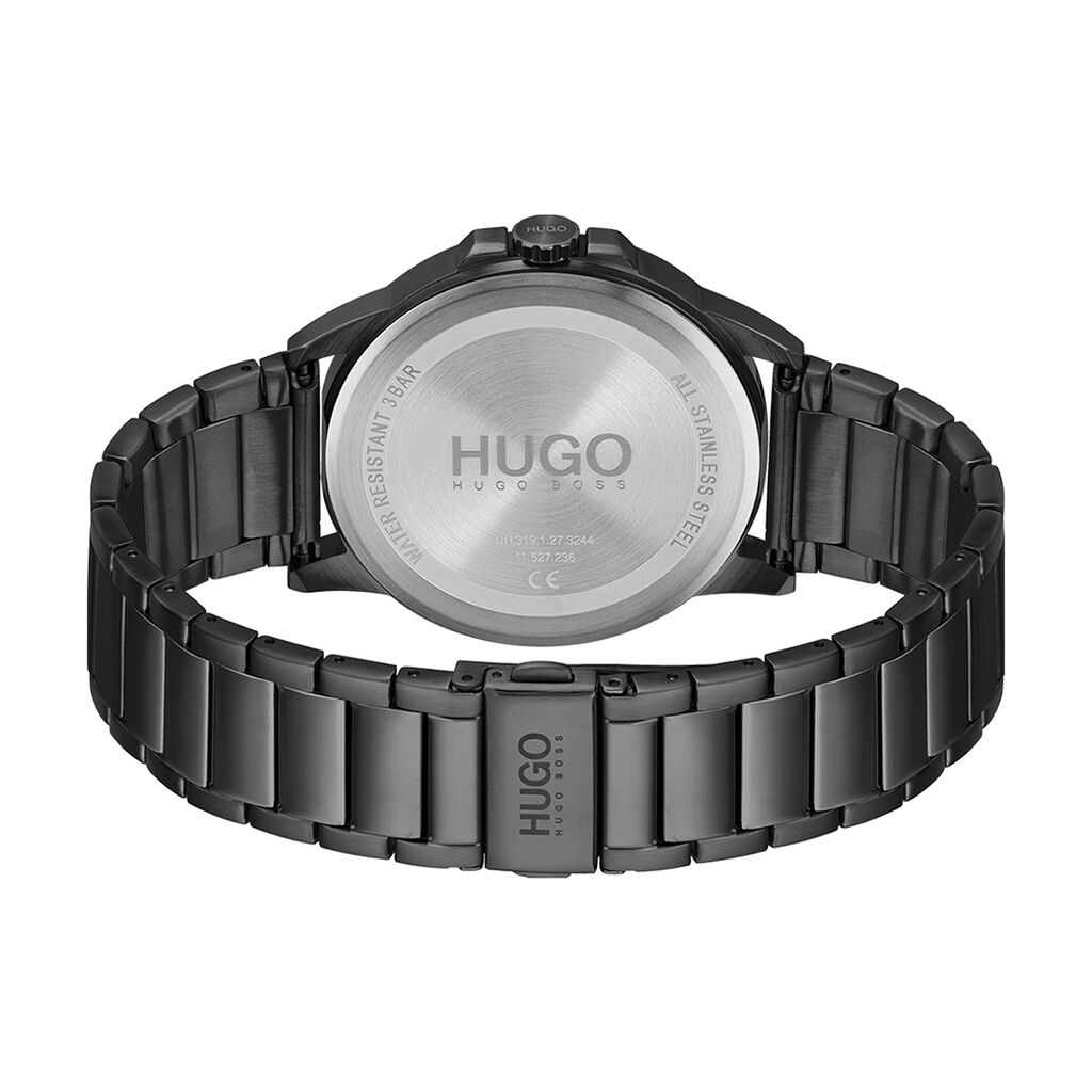 Montre Hugo First Noir - Montres Homme | Histoire d’Or