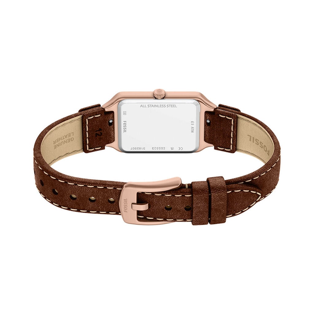 Montre Fossil Raquel Marron - Montres Femme | Histoire d&rsquo;Or