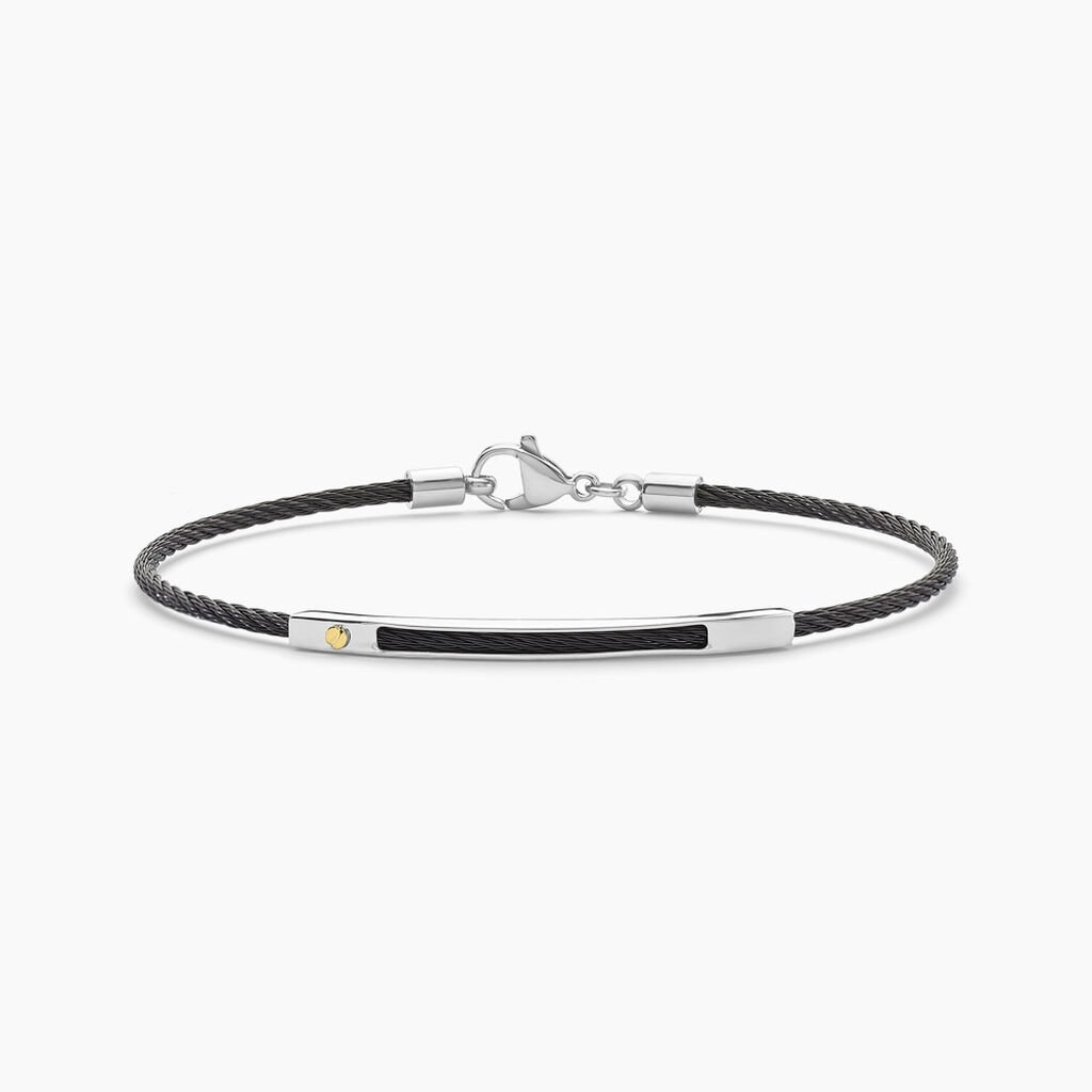 Bracelet Royan Acier Tricolore - Bracelets Homme | Histoire d&rsquo;Or