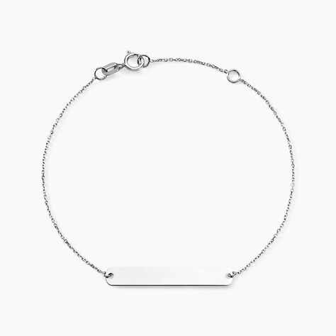 Bracelet Beavis Or Blanc - Cadeaux de naissance Femme | Histoire d’Or