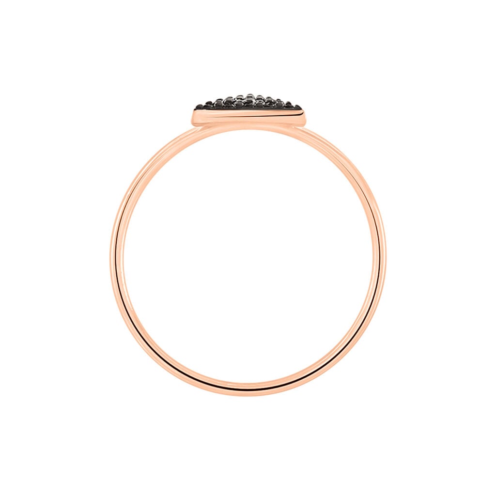 Bague Amellia Argent Rose Oxyde De Zirconium - Bagues avec pierre Femme | Histoire d&rsquo;Or