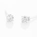 Boucles D'oreilles Puces Aphrodite Or Blanc Diamant - Clous d'oreilles Famille | Histoire d’Or