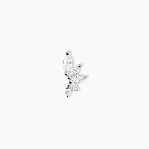 Piercing Claudelle Argent Blanc Oxyde De Zirconium - Bijoux Femme | Histoire d&rsquo;Or