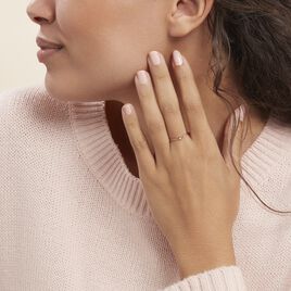 Bague Maye Or Rose Diamant - Bagues solitaires Femme | Histoire d’Or