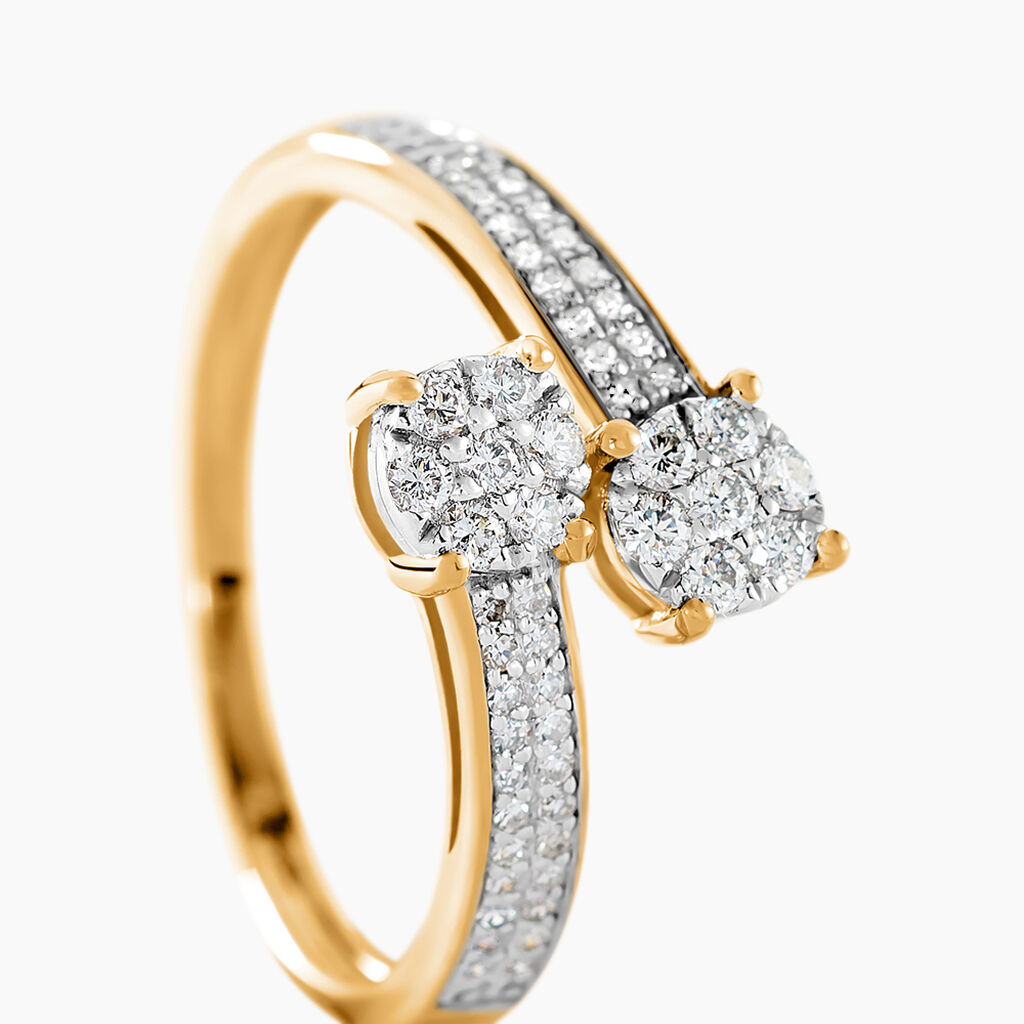 Bague Dyonisus Or Jaune Diamant - Bagues avec pierre Femme | Histoire d’Or