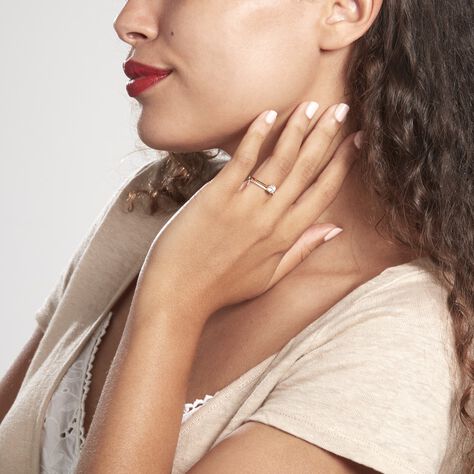 Bague Solitaire Anatoline Or Jaune Oxyde De Zirconium - Bagues solitaires Femme | Histoire d’Or