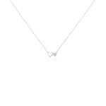 Collier Or Blanc Stacia Diamants - Colliers Femme | Histoire d&rsquo;Or