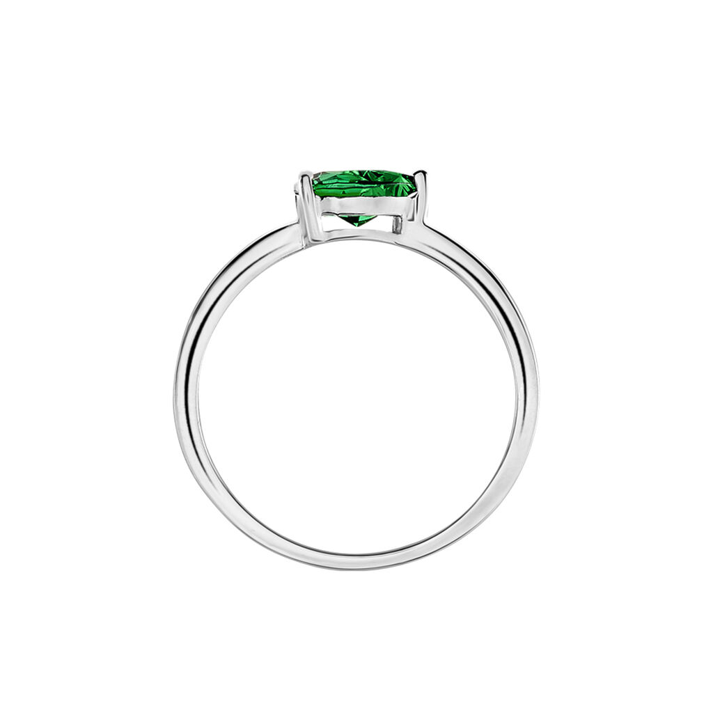 Bague Solitaire Cheick Argent Oxyde De Zirconium - Bagues solitaires Femme | Histoire d’Or