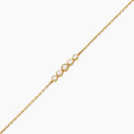 Bracelet Carlene Argent Dor&eacute; A L'Or 750/1000 Oxyde De Zirconium - Bracelets Femme | Histoire d&rsquo;Or