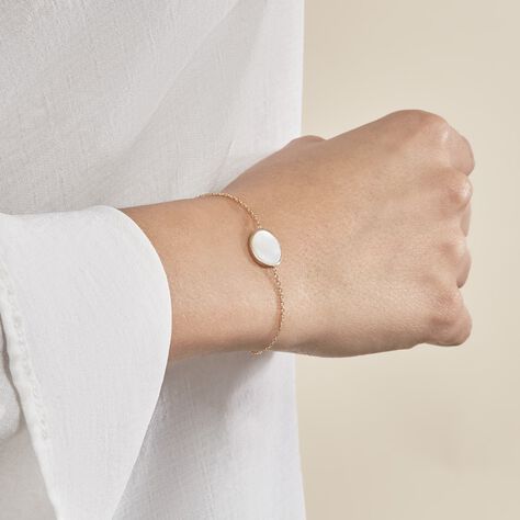 Bracelet Alta Plaqué Or Jaune Nacre - Bracelets fantaisie Femme | Histoire d’Or
