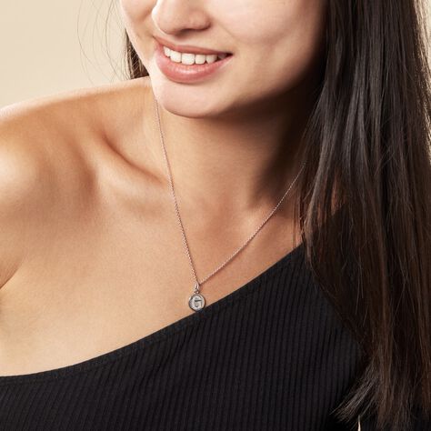 Collier Argent Eugenien Oxydes De Zirconium - Colliers fantaisie Femme | Histoire d’Or