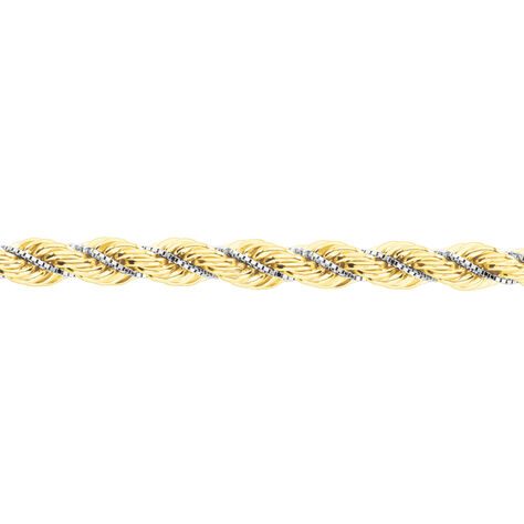 Collier Jerryenne Danilo Maille Corde Et Venitienne Or Bicolore - Chaines Femme | Histoire d’Or