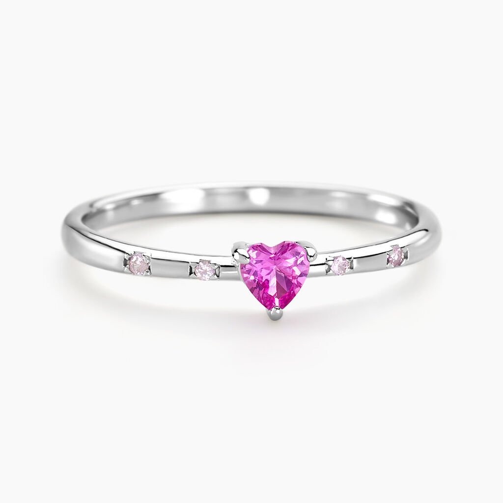 Bague Gemmie Argent Blanc Oxyde De Zirconium - Bagues solitaires Femme | Histoire d’Or