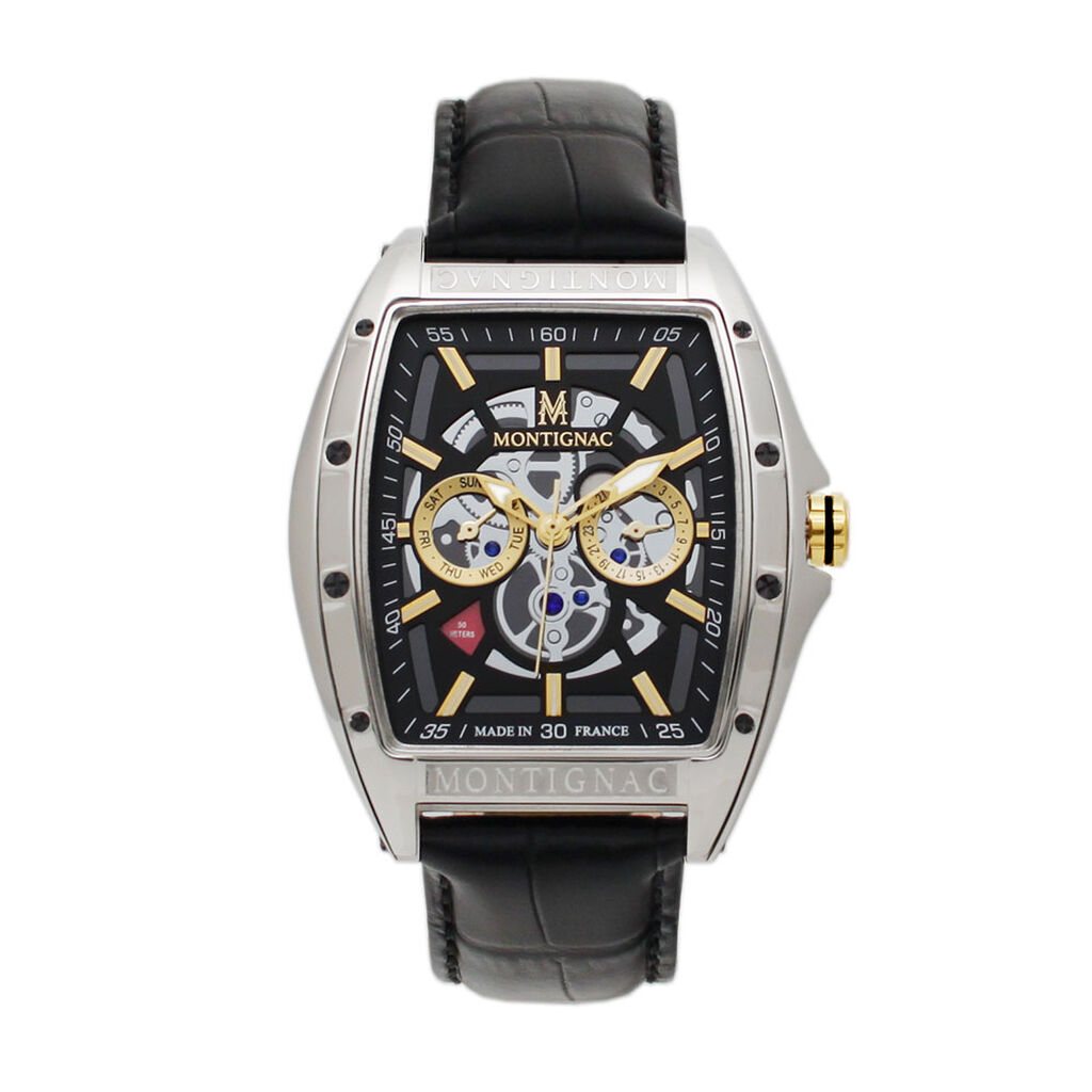 Montre Montignac Noir - Montres Homme | Histoire d’Or