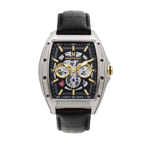 Montre Montignac Noir - Montres Homme | Histoire d’Or
