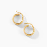 Cr&eacute;oles Terezia Argent Dor&eacute; A L'Or 750/1000 - Boucles d'oreilles cr&eacute;oles Femme | Histoire d&rsquo;Or