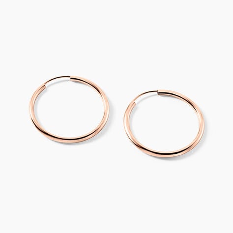 Cr&eacute;oles Or Rose - Boucles d'oreilles cr&eacute;oles Femme | Histoire d&rsquo;Or