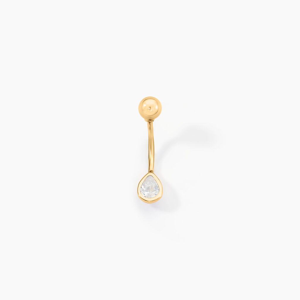 Piercing Venturino Or Jaune Oxyde De Zirconium - Bijoux Femme | Histoire d’Or