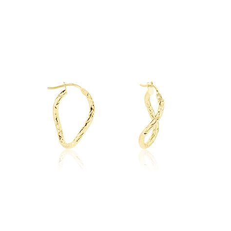 Créoles Carlyle Or Jaune - Boucles d'oreilles créoles Femme | Histoire d’Or