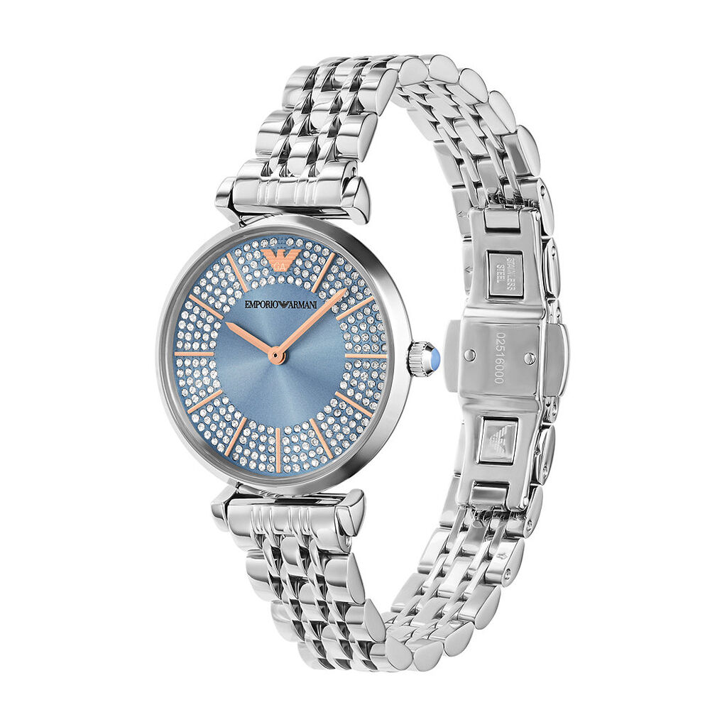Montre Emporio Armani Bleu - Montres Femme | Histoire d&rsquo;Or