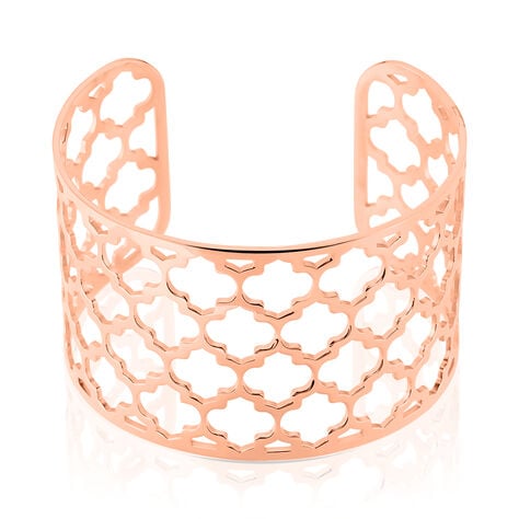 Bracelet Manchette Nevenka Acier Rose - Bracelets manchettes Femme | Histoire d’Or